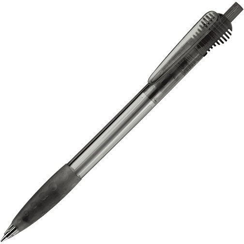 Kugelschreiber Cosmo Grip Transparent , transparent schwarz, ABS, 14,70cm (Länge), Bild 2
