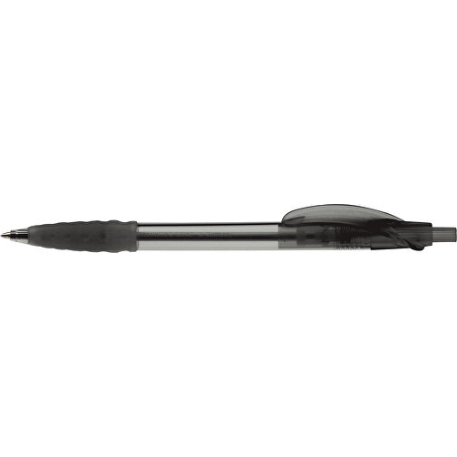 Kugelschreiber Cosmo Transparent , transparent schwarz, ABS, 14,50cm (Länge), Bild 3