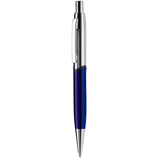 Kugelschreiber Nautilus , blau / silber, Metall, 13,80cm (Länge), Bild 1