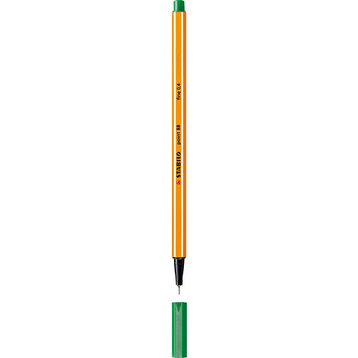 STABILO Point 88 Fineliner , Stabilo, grün, Kunststoff, 16,80cm x 0,80cm x 0,80cm (Länge x Höhe x Breite), Bild 1