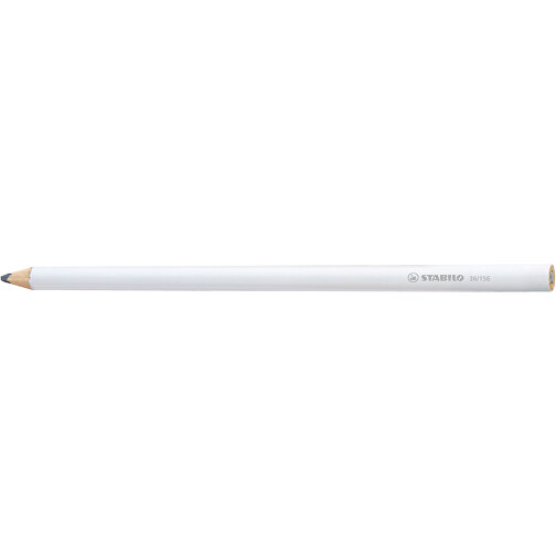 STABILO Zimmermannsstift Mit Magnet , Stabilo, weiss, Holz, 24,00cm x 0,80cm x 1,20cm (Länge x Höhe x Breite), Bild 3