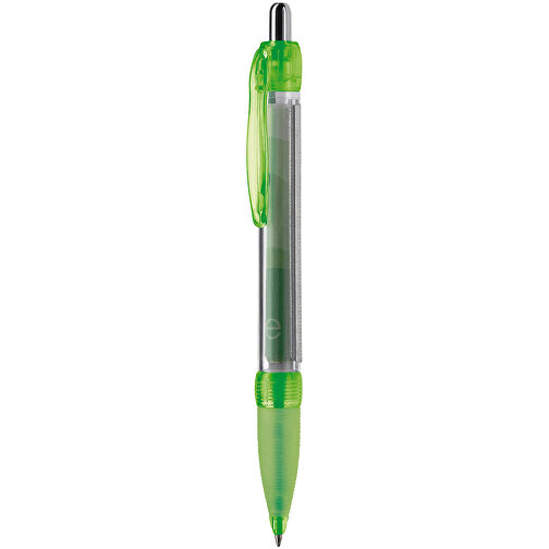 Banner Pen Transparent , transparent grün, ABS, 14,70cm (Länge), Bild 1