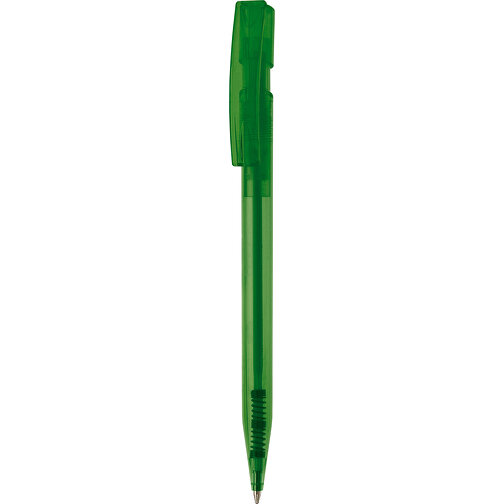 Kugelschreiber Nash Transparent , transparent grün, ABS, 14,50cm (Länge), Bild 1