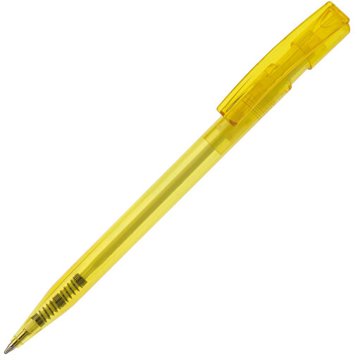 Kugelschreiber Nash Transparent , transparent gelb, ABS, 14,50cm (Länge), Bild 2