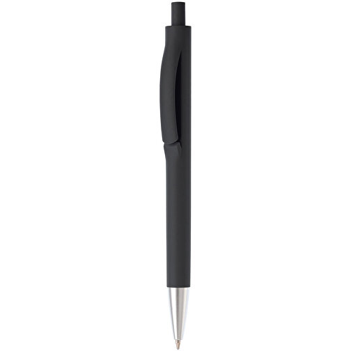 Kugelschreiber Basic X , schwarz, ABS, 14,00cm (Länge), Bild 1