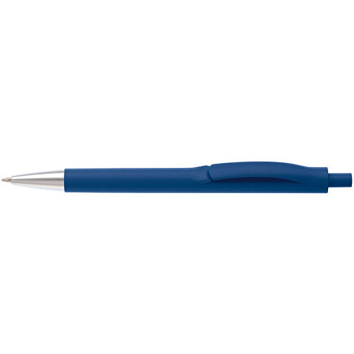 Kugelschreiber Basic X , dunkelblau, ABS, 14,00cm (Länge), Bild 3