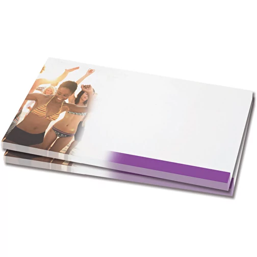 100 feuilles Repositionnables, 125x72 mm, quadrie., Image 2
