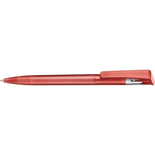 Kugelschreiber All-Star Frozen SI , Ritter-Pen, feuer-rot-frost/silber, ABS-Kunststoff, 14,70cm (Länge), Bild 3