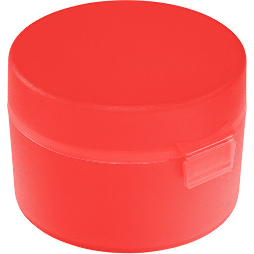 Obst-/Snackdose , gefrostet rot, PP, 5,00cm (Höhe), Bild 1