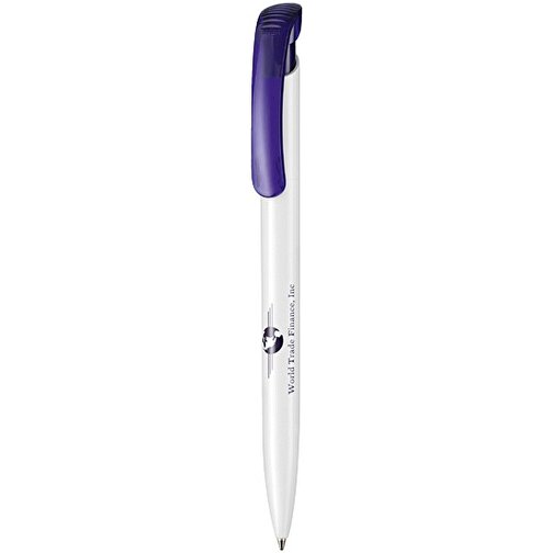 Kugelschreiber Clear ST , Ritter-Pen, ocean-blau, ABS-Kunststoff, 14,80cm (Länge), Bild 1
