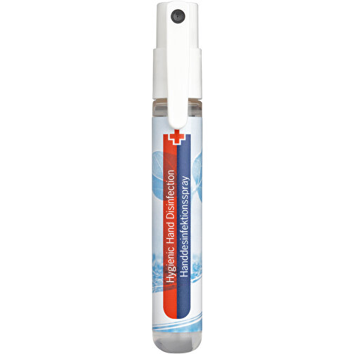 Handreinigungsspray 'SaniStick Clip' , transparent/weiß, Kunststoff, 12,40cm (Höhe), Bild 1