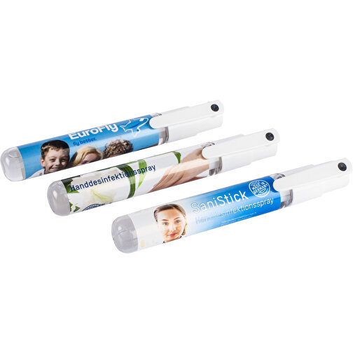Handreinigungsspray 'SaniStick Clip' , transparent/weiß, Kunststoff, 12,40cm (Höhe), Bild 3