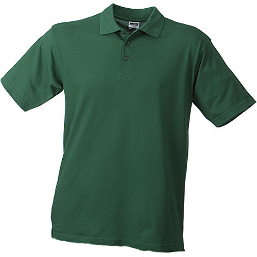 Worker Polo , James Nicholson, dark-grün, 65% Polyester, 35% Baumwolle, S, , Bild 1