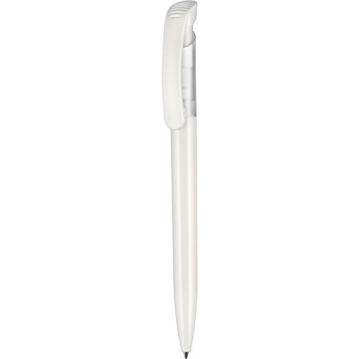 Kugelschreiber BIO-PEN , Ritter-Pen, weiß, Cellulose-Kunststoff ABS, 14,80cm (Länge), Bild 1