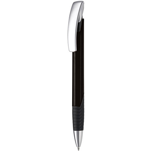Kugelschreiber Zorro Special , schwarz, ABS & Metall, 14,50cm (Länge), Bild 1