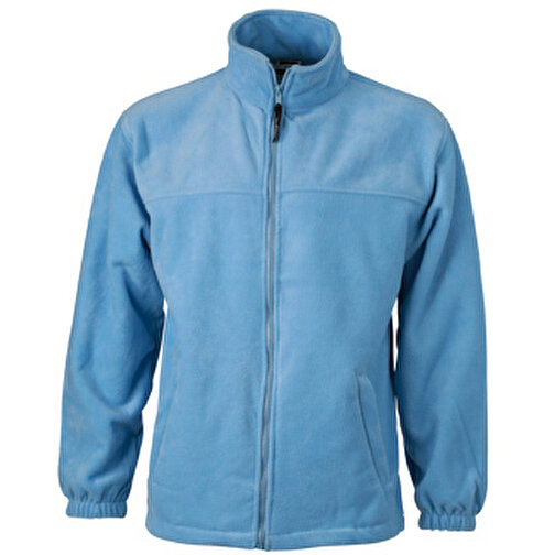 Full-Zip Fleece , James Nicholson, light-blau, 100% Polyester, M, , Bild 1