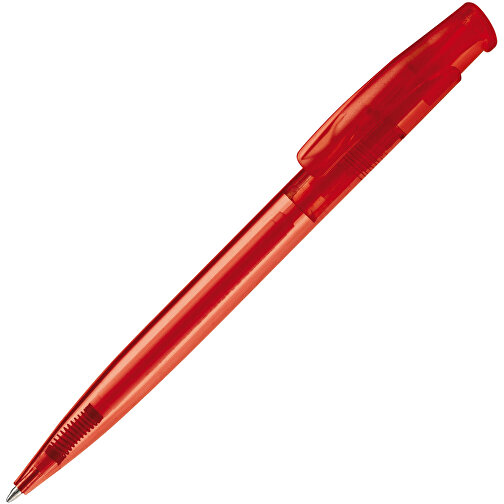 Kugelschreiber Avalon Transparent , transparent rot, ABS, 14,60cm (Länge), Bild 2