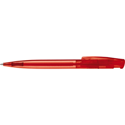 Kugelschreiber Avalon Transparent , transparent rot, ABS, 14,60cm (Länge), Bild 3