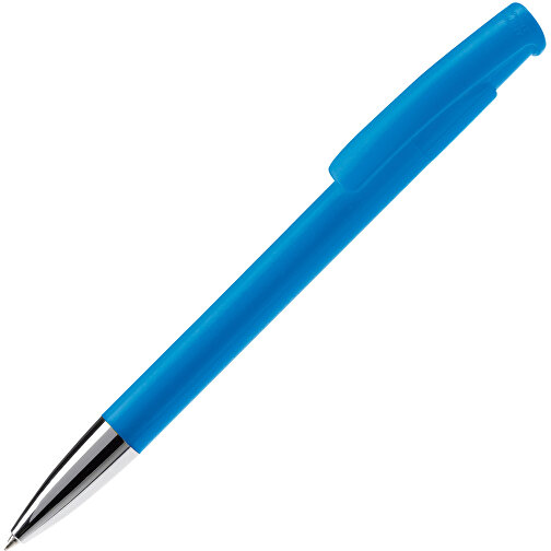 Kugelschreiber Avalon Hardcolour Mit Metallspitze , hellblau, ABS & Metall, 14,60cm (Länge), Bild 2