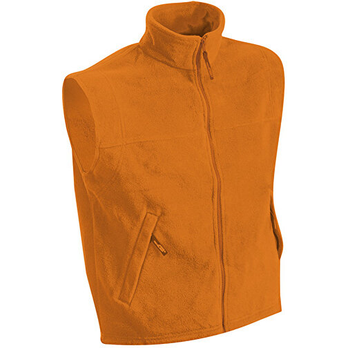 Fleece Vest , James Nicholson, orange, 100% Polyester, S, , Bild 1