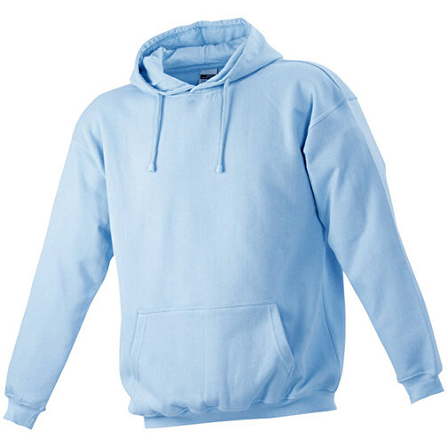 Hooded Sweat , James Nicholson, light-blau, 80% Baumwolle, ringgesponnen, 20% Polyester, XL, , Bild 1