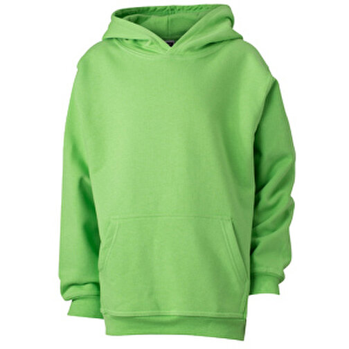 Hooded Sweat Junior , James Nicholson, lime-grün, 80% Baumwolle, ringgesponnen, 20% Polyester, XL (146/152), , Bild 1