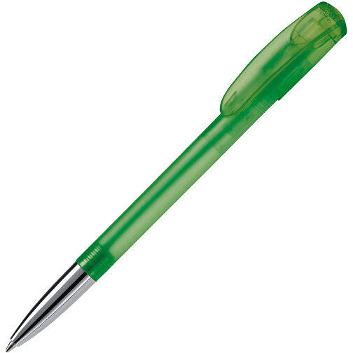 Kugelschreiber Deniro Mit Metallspitze Frosty , gefrostet grün, ABS & Metall, 14,30cm (Länge), Bild 2