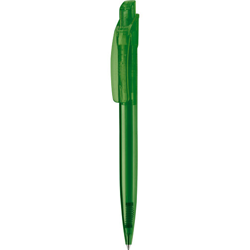 Kugelschreiber Cube Transparent , transparent grün, ABS, 14,70cm (Länge), Bild 1