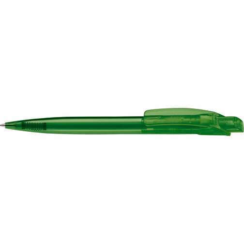 Kugelschreiber Cube Transparent , transparent grün, ABS, 14,70cm (Länge), Bild 3