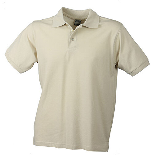 Classic Polo , James Nicholson, stone, 100% Baumwolle, gekämmt, ringgesponnen, M, , Bild 1