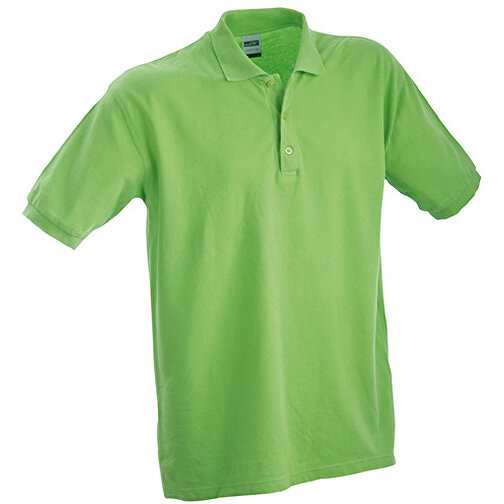 Classic Polo Junior , James Nicholson, lime-grün, 100% Baumwolle, gekämmt, ringgesponnen, M (122/128), , Bild 1