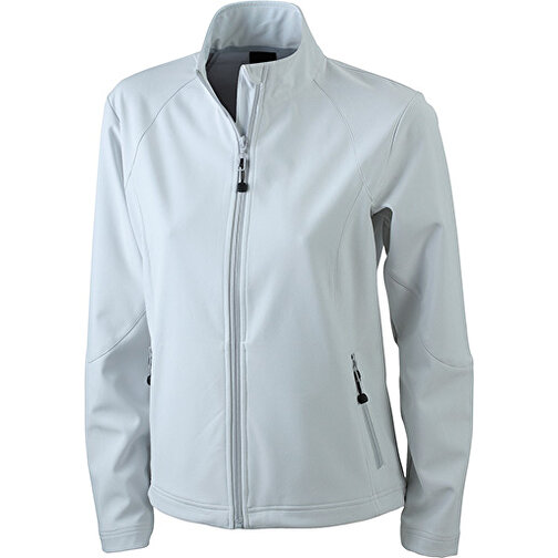 Ladies’ Softshell Jacket , James Nicholson, off-weiß, 90% Polyester, 10% Elasthan, L, , Bild 1