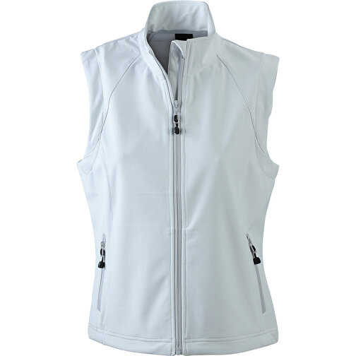 Ladies’ Softshell Vest , James Nicholson, off-weiss, 90% Polyester, 10% Elasthan, M, , Bild 1