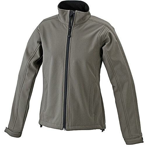 Ladies’ Softshell Jacket , James Nicholson, olive, 95% Polyester, 5% Elasthan, S, , Bild 1