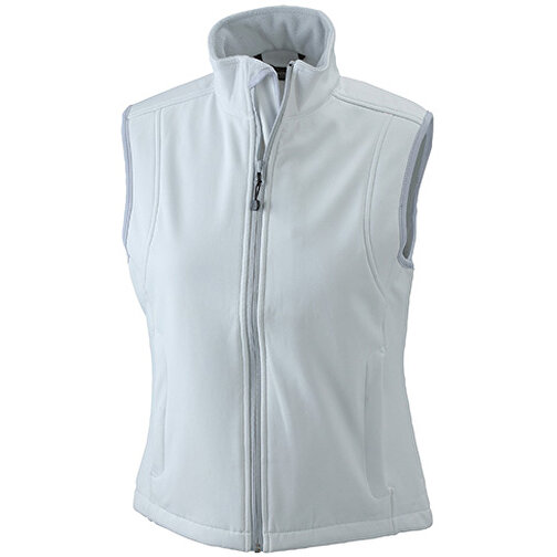 Ladies’ Softshell Vest , James Nicholson, off-weiß, 95% Polyester, 5% Elasthan, XXL, , Bild 1