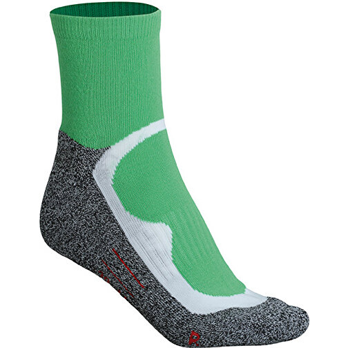 Sport Socks Short , James Nicholson, grün, 76% Polyester, 22% Polyamid, 2% Elasthan, 45-47, , Bild 1