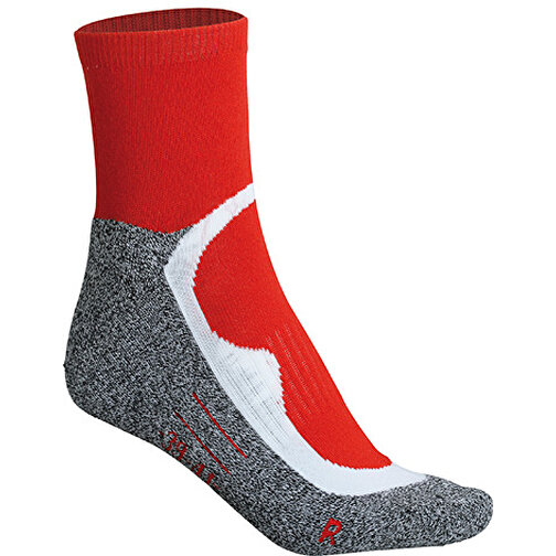 Sport Socks Short , James Nicholson, rot, 76% Polyester, 22% Polyamid, 2% Elasthan, 39-41, , Bild 1