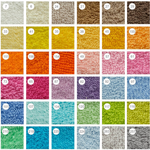 Walk-Frottiertuch Mit Bordüren-Einwebung , helle und mittlere Farben, Baumwolle, 70,00cm x 180,00cm (Länge x Breite), Bild 3