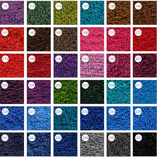 Zwirn-Frottiertuch Mit Hoch-/Tiefwebung , dunkle und intensive Farben, Baumwolle, 70,00cm x 180,00cm (Länge x Breite), Bild 2