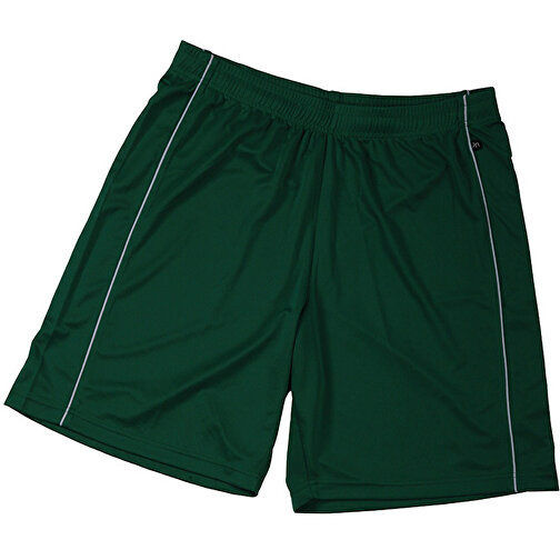 Basic Team Shorts Junior , James Nicholson, grün/weiss, 100% Polyester, XS (98/104), , Bild 1