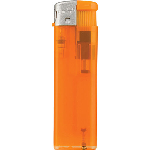 Torpedo Transparent , transparent orange, AS, 8,10cm x 0,90cm x 2,40cm (Länge x Höhe x Breite), Bild 1