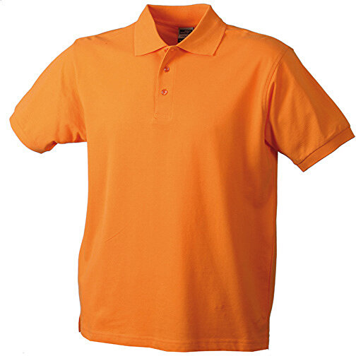 Workwear Polo Men , James Nicholson, orange, 100% Baumwolle, gekämmt, ringgesponnen, L, , Bild 1