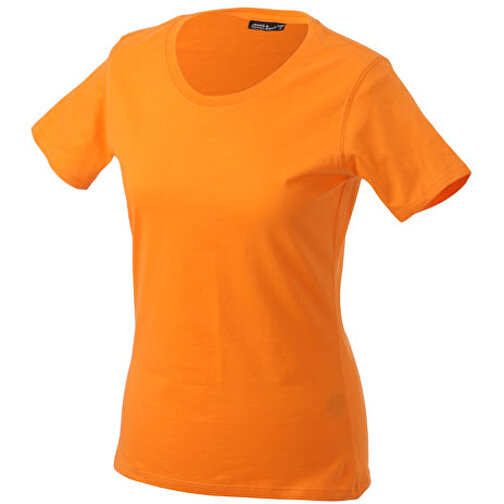 Workwear-T Women , James Nicholson, orange, 100% Baumwolle, gekämmt, ringgesponnen, S, , Bild 1