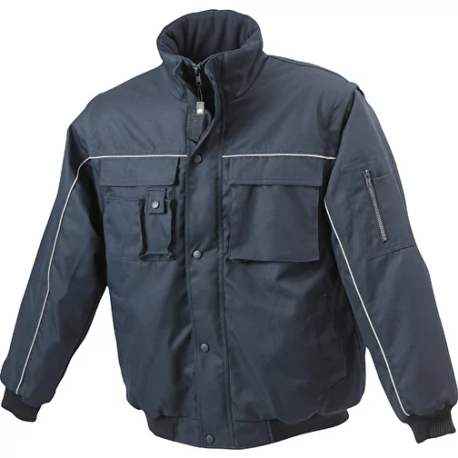 Veste de travail bicolore manches amovibles, Image 1