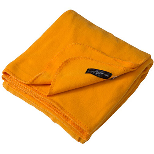 Fleece Blanket , James Nicholson, orange, 100% Polyester, one size, , Bild 1