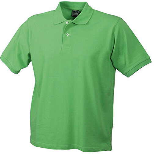 Basic Polo , James Nicholson, lime-grün, 100% Baumwolle, gekämmt, ringgesponnen, XL, , Bild 1