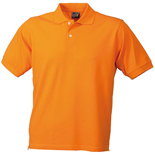 Basic Polo , James Nicholson, orange, 100% Baumwolle, gekämmt, ringgesponnen, L, , Bild 1