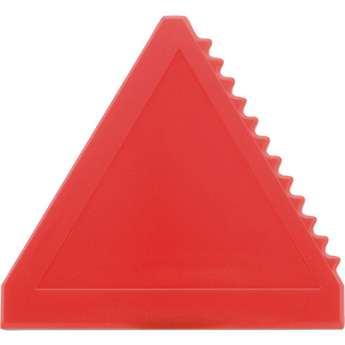 Eiskratzer, Dreieck , rot, PS, 11,00cm x 10,50cm (Länge x Breite), Bild 1