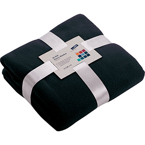 Fleece Blanket , James Nicholson, navy, 100% Polyester, one size, , Bild 1