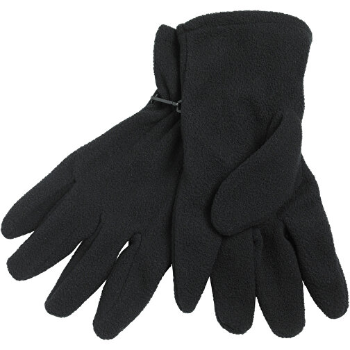 Microfleece Gloves , Myrtle Beach, schwarz, 100% Polyester, L/XL, , Bild 1
